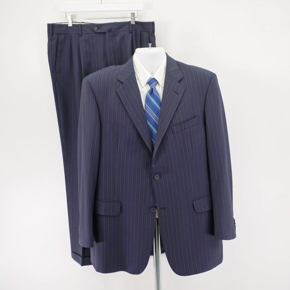 Coppley Vitale Barberis Canonico Super 130s Wool Gray 2 Piece Suit 42L 37 / 30 S - Picture 1 of 16